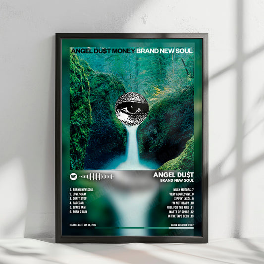 Angel Du$t "Brand New Soul" Album Cover Poster - with Complete Tracklist
