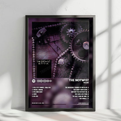The Notwist "Nook" Album Cover Poster - with Complete Tracklist