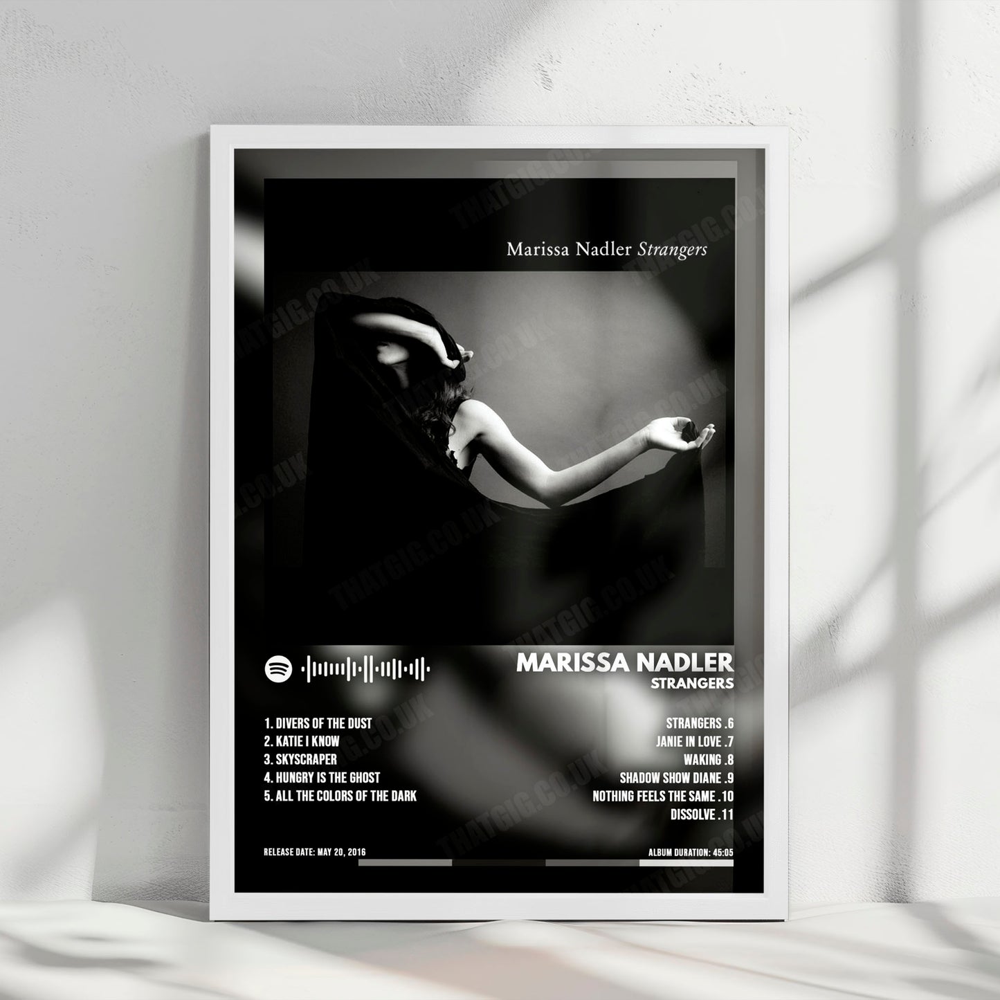 Marissa Nadler "Strangers" Album Cover Poster - with Complete Tracklist