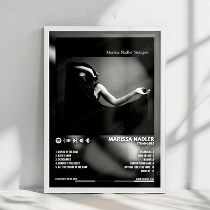 Marissa Nadler "Strangers" Album Cover Poster - with Complete Tracklist