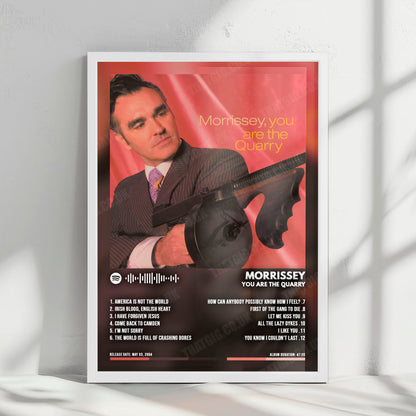Morrissey "You Are the Quarry" Album Cover Poster - with Complete Tracklist