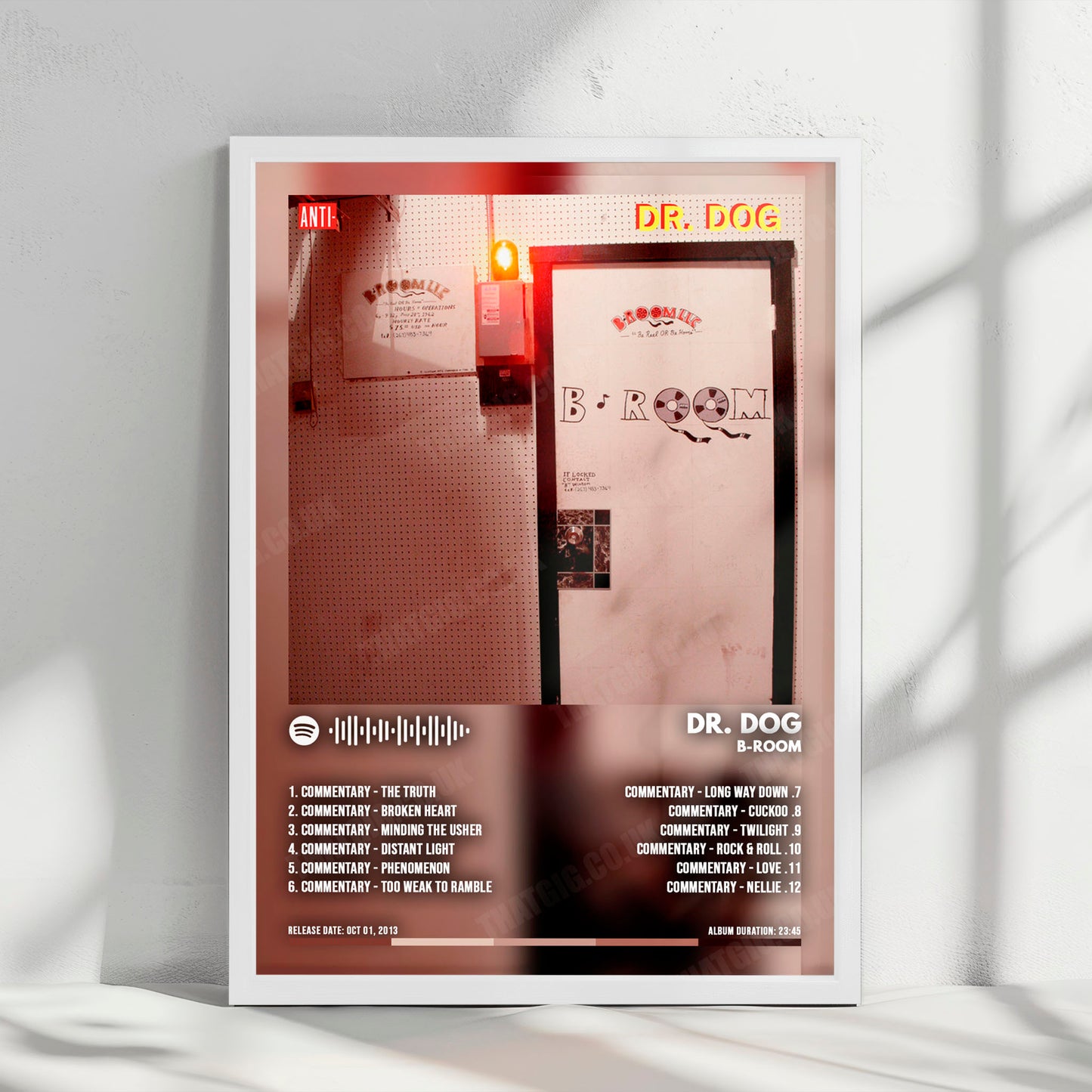 Dr. Dog "B-Room" Album Cover Poster - with Complete Tracklist