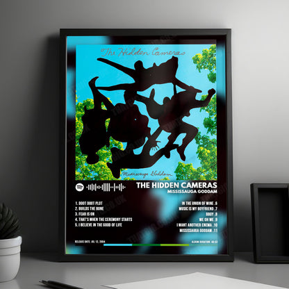 The Hidden Cameras "Mississauga Goddam" Album Cover Poster - with Complete Tracklist