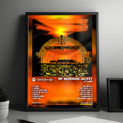 My Morning Jacket "At Dawn" Album Cover Poster - with Complete Tracklist