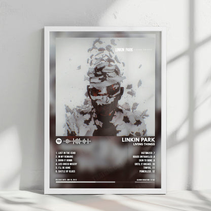 Linkin Park "Living Things" Album Cover Poster - with Complete Tracklist