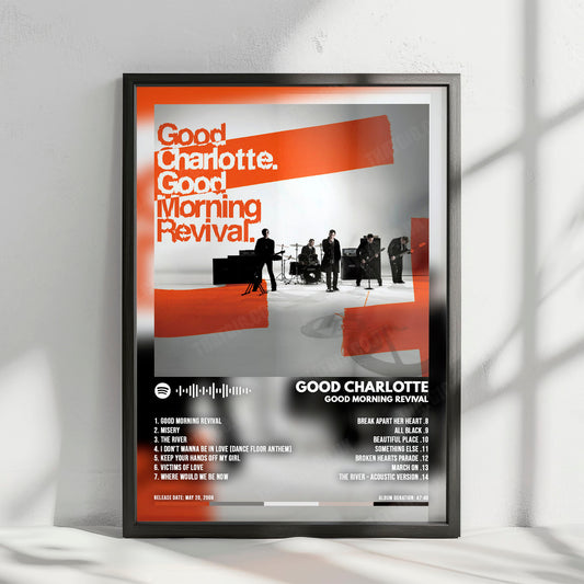 Good Charlotte "Good Morning Revival " Album Cover Poster - with Complete Tracklist