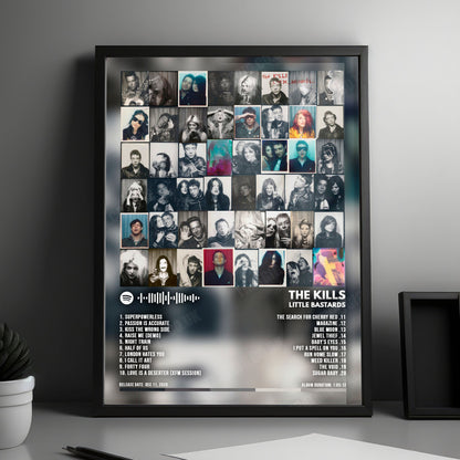 The Kills "Little Bastards" Album Cover Poster - with Complete Tracklist