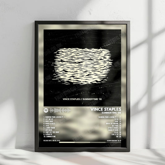 Vince Staples "Summertime '06" Album Cover Poster - with Complete Tracklist