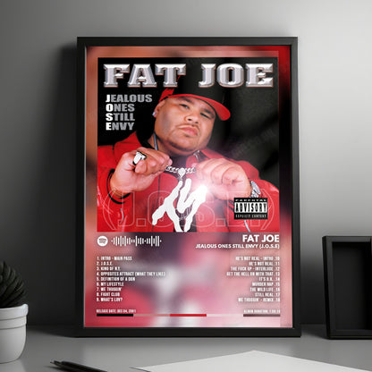 Fat Joe "Jealous Ones Still Envy (J.O.S.E.)" Album Cover Poster - with Complete Tracklist