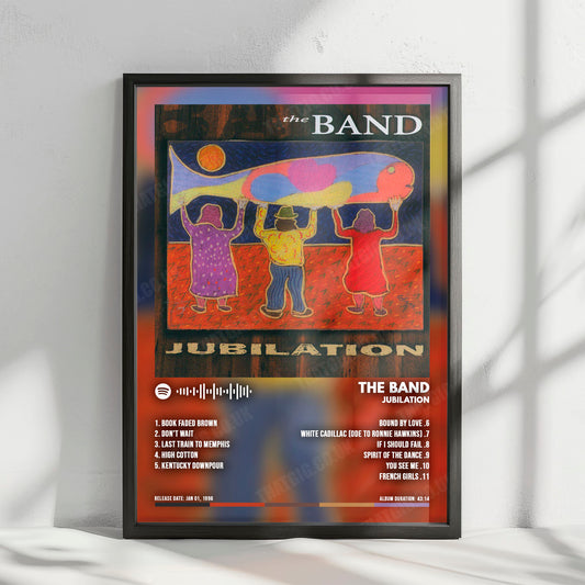 The Band "Jubilation" Album Cover Poster - with Complete Tracklist