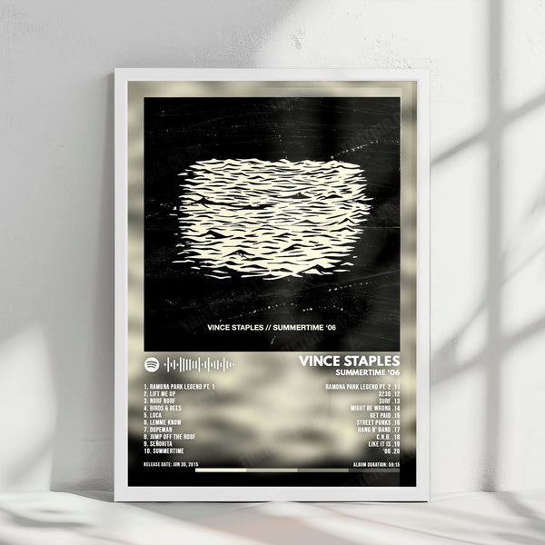 Vince Staples "Summertime '06" Album Cover Poster - with Complete Tracklist