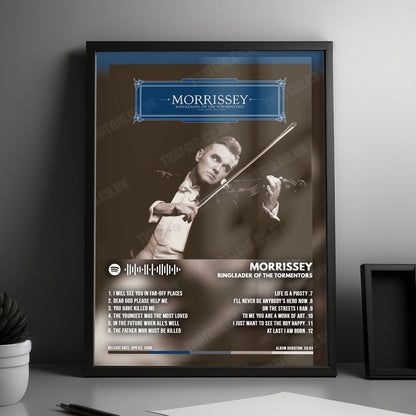 Morrissey "Ringleader of the Tormentors" Album Cover Poster - with Complete Tracklist