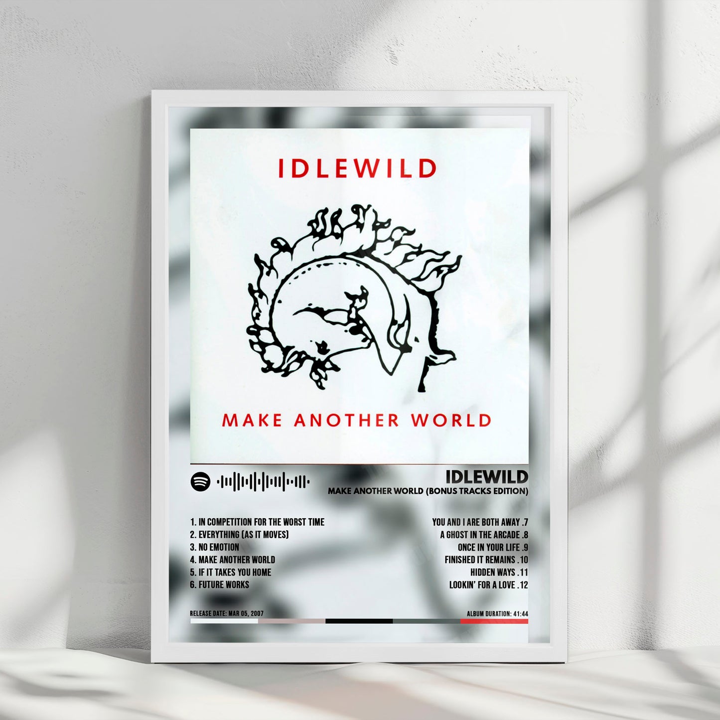 Idlewild "Make Another World (Bonus Tracks Edition)" Album Cover Poster - with Complete Tracklist