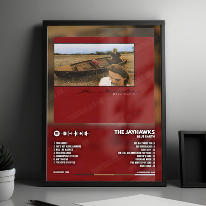 The Jayhawks "Blue Earth" Album Cover Poster - with Complete Tracklist