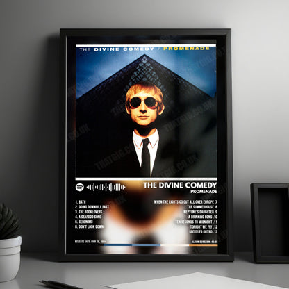 The Divine Comedy "Promenade" Album Cover Poster - with Complete Tracklist