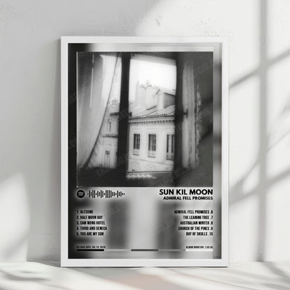 Sun Kil Moon "Admiral Fell Promises" Album Cover Poster - with Complete Tracklist