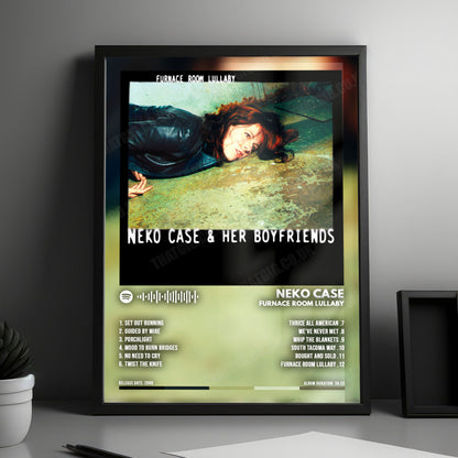 Neko Case "Furnace Room Lullaby" Album Cover Poster - with Complete Tracklist