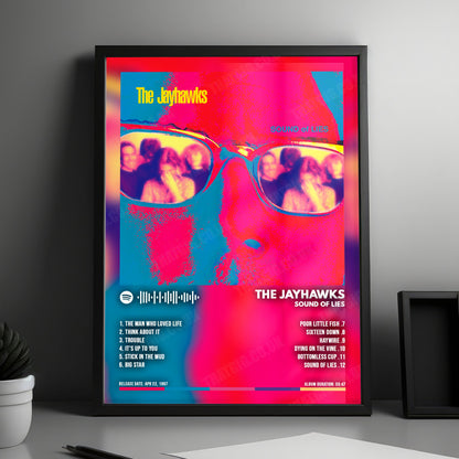 The Jayhawks "Sound Of Lies" Album Cover Poster - with Complete Tracklist