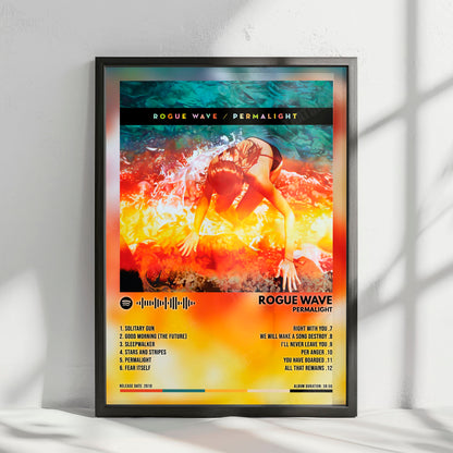 Rogue Wave "Permalight" Album Cover Poster - with Complete Tracklist