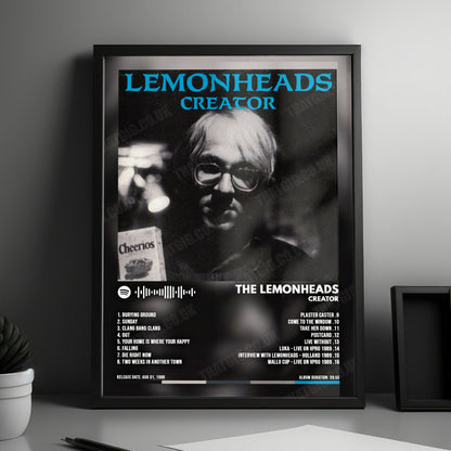The Lemonheads "Creator" Album Cover Poster - with Complete Tracklist