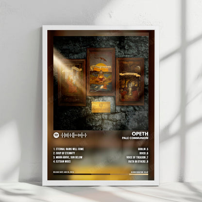 Opeth "Pale Communion" Album Cover Poster - with Complete Tracklist