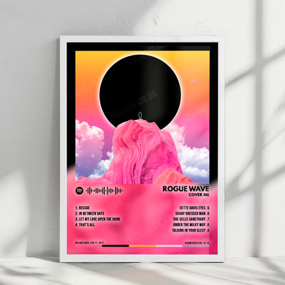 Rogue Wave "Cover Me" Album Cover Poster - with Complete Tracklist