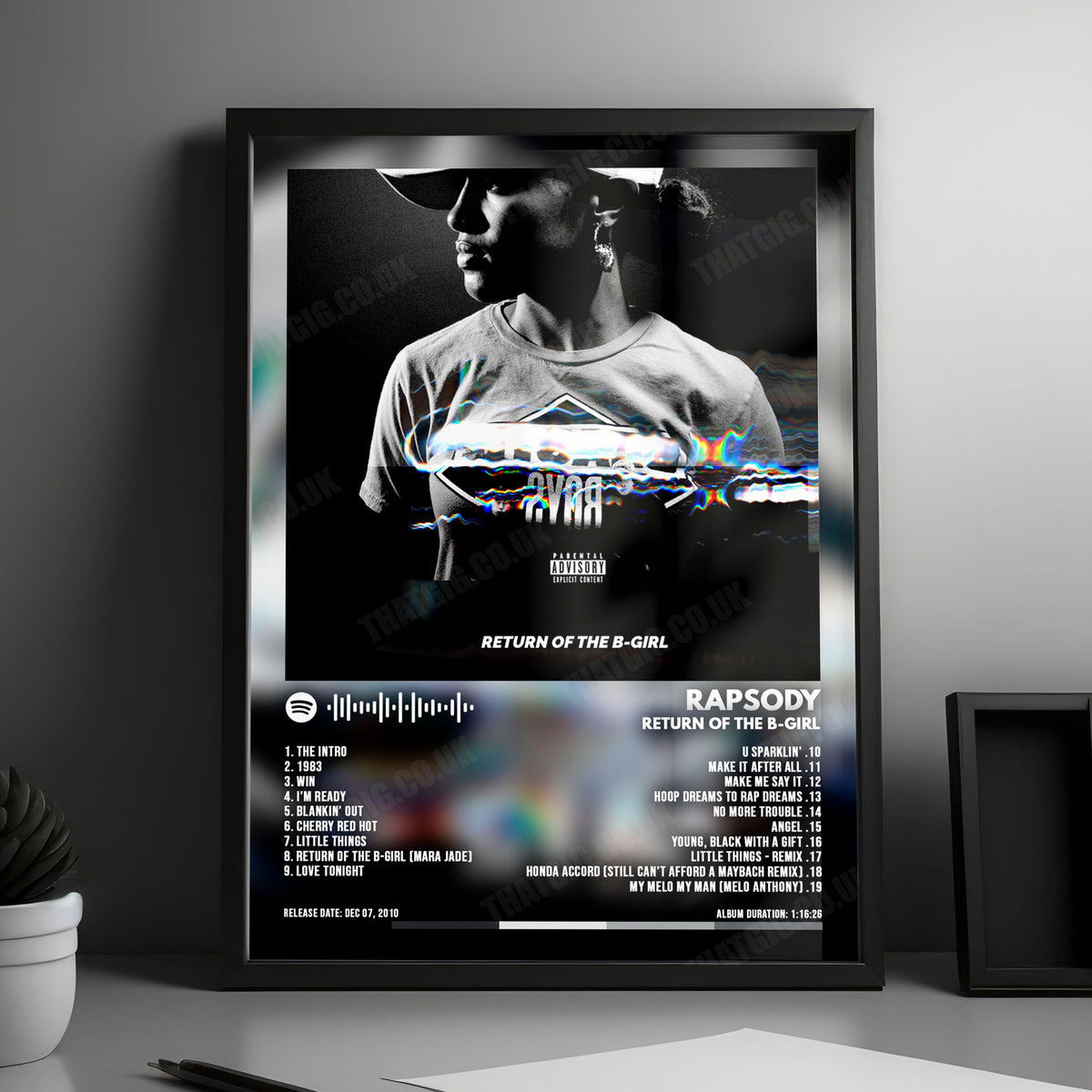 Rapsody "Return of the B-Girl" Album Cover Poster - with Complete Tracklist