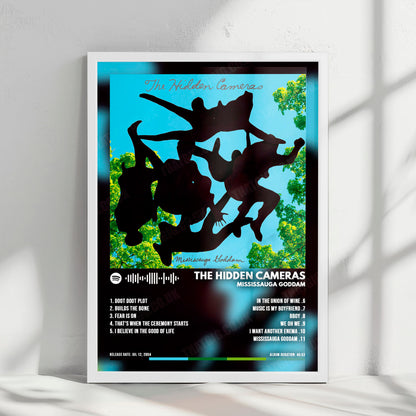 The Hidden Cameras "Mississauga Goddam" Album Cover Poster - with Complete Tracklist