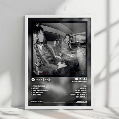 The Kills "Blood Pressures" Album Cover Poster - with Complete Tracklist