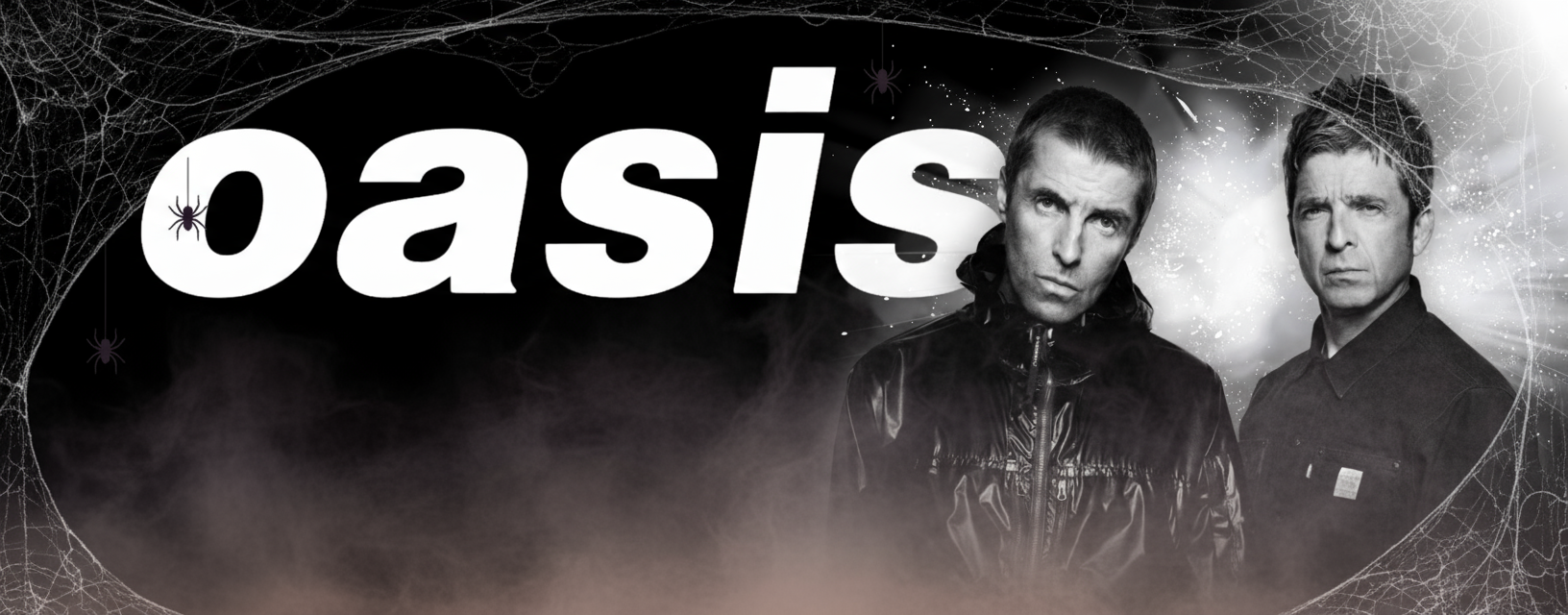 Halloween Artist Hero Banner with Cobwebs